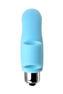 JOS DANKO, Finger vibrator for G-point stimulation, silicone, blue, 9.5 cm