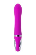 JOS JOLY, Vibrator with clitoral stimulator with WOW mode, silicone, fuchsia, 19.6 cm