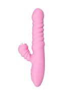 JOS Lixy vibrator, with Up&Down function, silicone, pink, 23 cm