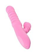 JOS Lixy vibrator, with Up&Down function, silicone, pink, 23 cm