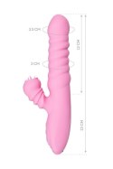 JOS Lixy vibrator, with Up&Down function, silicone, pink, 23 cm