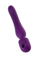 JOS Stimulator 2 in 1 Kisom, silicone, purple, 13 cm