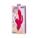 JOS Stimulator 3 in 1 Tripling, silicone, pink, 21cm