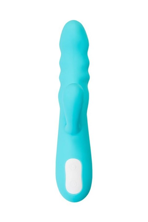 JOS Vibrator-rotator with clitoral stimulation JOS MERRY-SWI, silicone, blue, 20.7 cm JOS Vibrator-rotator with clitoral stimulation JOS MERRY-SWI, silicone, blue, 20.7 cm