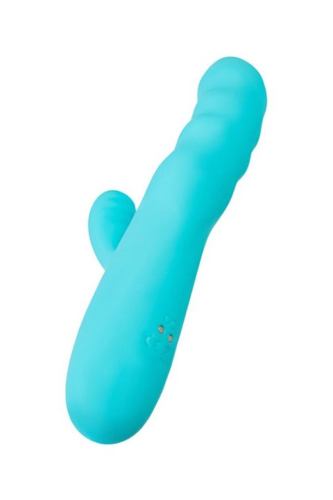 JOS Vibrator-rotator with clitoral stimulation JOS MERRY-SWI, silicone, blue, 20.7 cm JOS Vibrator-rotator with clitoral stimulation JOS MERRY-SWI, silicone, blue, 20.7 cm