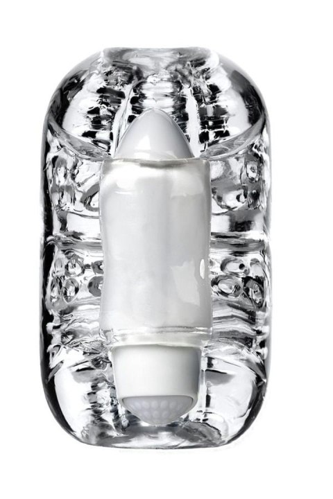 Lingam Khani, Vibrating Masturbator, TPE, Transparent, 9 cm Lingam Khani, Vibrating Masturbator, TPE, Transparent, 9 cm