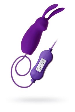 A-TOYS, Vibro egg 'Bunny', with control panel, silicone, violet