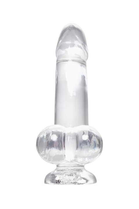 Realistic dildo A-Toys by TOYFA Cryst, TPE, transparent, 15 cm Realistic dildo A-Toys by TOYFA Cryst, TPE, transparent, 15 cm