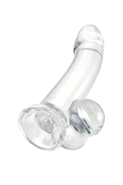 Realistic dildo A-Toys by TOYFA Cryst, TPE, transparent, 15 cm Realistic dildo A-Toys by TOYFA Cryst, TPE, transparent, 15 cm