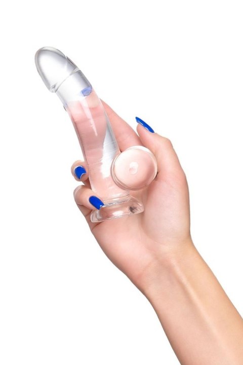 Realistic dildo A-Toys by TOYFA Cryst, TPE, transparent, 15 cm Realistic dildo A-Toys by TOYFA Cryst, TPE, transparent, 15 cm