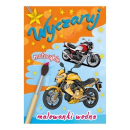 WYCZARUJ MOTOCYKLE. MALOWANKI WODNE