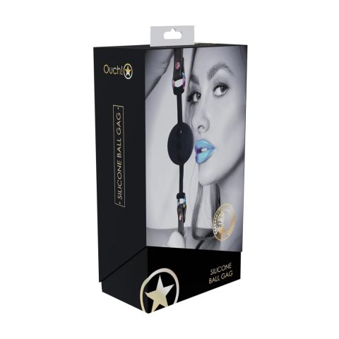 Venice Collection - Silicone Ball Gag - Black Venice Collection - Silicone Ball Gag - Black