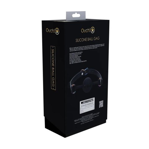 Venice Collection - Silicone Ball Gag - Black Venice Collection - Silicone Ball Gag - Black