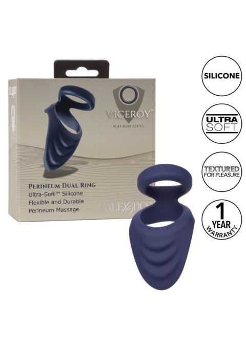 Viceroy Perineum Dual Ring Blue Viceroy Perineum Dual Ring Blue